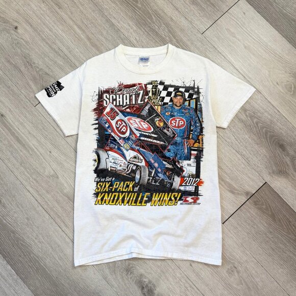 2012 Donny Schatz Siz-Time Knoxville Nationals Champion Sprint Car T-Shirt Small - Picture 1 of 9